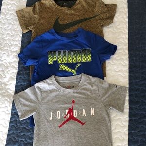 Boys bundle 3 athletic tee’s